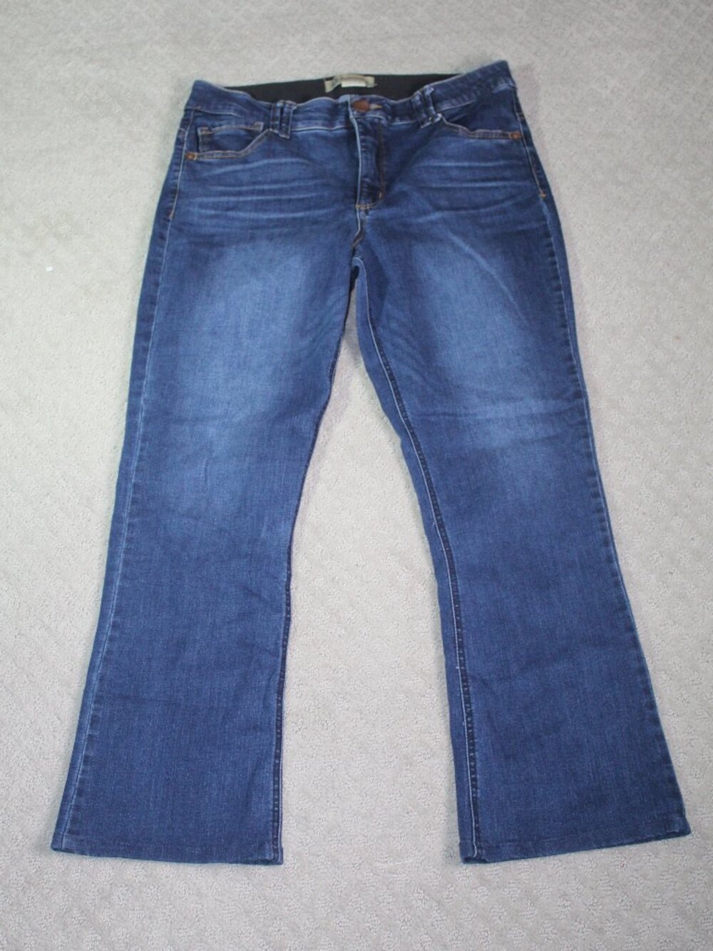 Democracy Jeans Women's Size 12 "Ab" Solution Dark Wash Boot Cut Flare Stretch